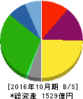 パーク二四 貸借対照表 2016年10月期 パーク二四 貸借対照表 2016年10月期