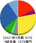 日本農薬 貸借対照表 2021年3月期