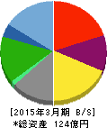 ウィザス 貸借対照表 2015年3月期 ウィザス 貸借対照表 2015年3月期
