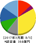 エステー 貸借対照表 2017年3月期 エステー 貸借対照表 2017年3月期