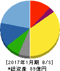 太洋基礎工業 貸借対照表 2017年1月期 太洋基礎工業 貸借対照表 2017年1月期