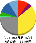 TSIホールディングス 貸借対照表 2017年2月期 TSIホールディングス 貸借対照表 2017年2月期