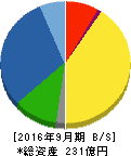 川岸工業 貸借対照表 2016年9月期 川岸工業 貸借対照表 2016年9月期