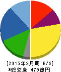 ニチバン 貸借対照表 2015年3月期 ニチバン 貸借対照表 2015年3月期