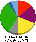 ティア 貸借対照表 2014年9月期 ティア 貸借対照表 2014年9月期