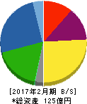 ツインバード工業 貸借対照表 2017年2月期 ツインバード工業 貸借対照表 2017年2月期