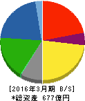 大日本塗料 貸借対照表 2016年3月期 大日本塗料 貸借対照表 2016年3月期
