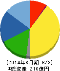 レーザーテック 貸借対照表 2014年6月期 レーザーテック 貸借対照表 2014年6月期