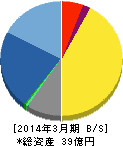 テクノスジャパン 貸借対照表 2014年3月期 テクノスジャパン 貸借対照表 2014年3月期