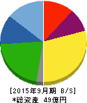 ニックス 貸借対照表 2015年9月期 ニックス 貸借対照表 2015年9月期