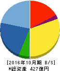 ファースト住建 貸借対照表 2016年10月期 ファースト住建 貸借対照表 2016年10月期
