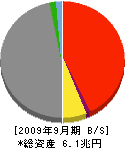 損害保険ジャパン 貸借対照表 2009年9月期