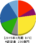 モリテックスチール 貸借対照表 2015年3月期 モリテックスチール 貸借対照表 2015年3月期