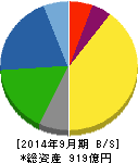 長谷川香料 貸借対照表 2014年9月期 長谷川香料 貸借対照表 2014年9月期