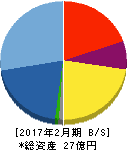 ニューテック 貸借対照表 2017年2月期 ニューテック 貸借対照表 2017年2月期