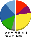 ニチバン 貸借対照表 2014年3月期 ニチバン 貸借対照表 2014年3月期