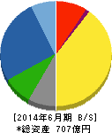 ショーボンドホールディングス 貸借対照表 2014年6月期 ショーボンドホールディングス 貸借対照表 2014年6月期