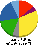 日本カーボン 貸借対照表 2014年12月期 日本カーボン 貸借対照表 2014年12月期