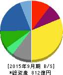 日本農薬 貸借対照表 2015年9月期 日本農薬 貸借対照表 2015年9月期