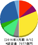 大日本住友製薬 貸借対照表 2016年3月期 大日本住友製薬 貸借対照表 2016年3月期