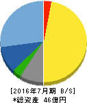 アルチザネットワークス 貸借対照表 2016年7月期 アルチザネットワークス 貸借対照表 2016年7月期