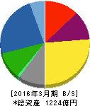三菱製鋼 貸借対照表 2016年3月期 三菱製鋼 貸借対照表 2016年3月期