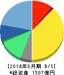 グリー 貸借対照表 2014年6月期 グリー 貸借対照表 2014年6月期