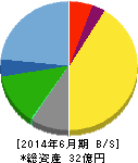 タウンニュース社 貸借対照表 2014年6月期 タウンニュース社 貸借対照表 2014年6月期