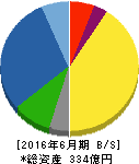 自重堂 貸借対照表 2016年6月期 自重堂 貸借対照表 2016年6月期