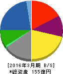 川辺 貸借対照表 2016年3月期 川辺 貸借対照表 2016年3月期