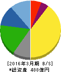群栄化学工業 貸借対照表 2016年3月期 群栄化学工業 貸借対照表 2016年3月期