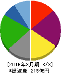 JPホールディングス 貸借対照表 2016年3月期 JPホールディングス 貸借対照表 2016年3月期