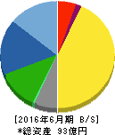 アトムリビンテック 貸借対照表 2016年6月期 アトムリビンテック 貸借対照表 2016年6月期