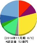 イーサポートリンク 貸借対照表 2014年11月期 イーサポートリンク 貸借対照表 2014年11月期