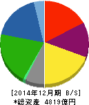 東洋ゴム工業 貸借対照表 2014年12月期 東洋ゴム工業 貸借対照表 2014年12月期