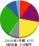 澁澤倉庫 貸借対照表 2016年3月期 澁澤倉庫 貸借対照表 2016年3月期