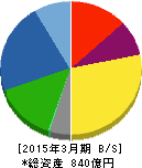 タキロンシーアイ 貸借対照表 2015年3月期 タキロンシーアイ 貸借対照表 2015年3月期