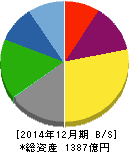 片倉工業 貸借対照表 2014年12月期 片倉工業 貸借対照表 2014年12月期