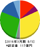 カネミツ 貸借対照表 2016年3月期 カネミツ 貸借対照表 2016年3月期