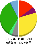 テーオーシー 貸借対照表 2017年3月期 テーオーシー 貸借対照表 2017年3月期