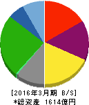 共立メンテナンス 貸借対照表 2016年3月期 共立メンテナンス 貸借対照表 2016年3月期
