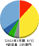 福井コンピュータホールディングス 貸借対照表 2022年3月期