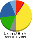 太陽化学 貸借対照表 2016年3月期 太陽化学 貸借対照表 2016年3月期