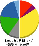 日本アイ・エス・ケイ 貸借対照表 2023年6月期