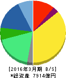 日本ペイントホールディングス 貸借対照表 2016年3月期 日本ペイントホールディングス 貸借対照表 2016年3月期