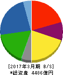 日本軽金属ホールディングス 貸借対照表 2017年3月期 日本軽金属ホールディングス 貸借対照表 2017年3月期