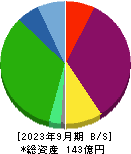 日本ホスピスホールディングス 貸借対照表 2023年9月期
