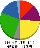 チタン工業 貸借対照表 2014年3月期 チタン工業 貸借対照表 2014年3月期