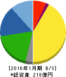 スバル興業 貸借対照表 2016年1月期 スバル興業 貸借対照表 2016年1月期