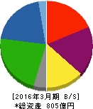 石塚硝子 貸借対照表 2016年3月期 石塚硝子 貸借対照表 2016年3月期